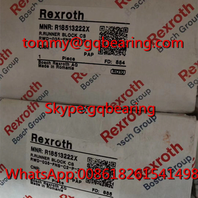 Rexroth R185133110 Blocco di rotaia a rulli Bosch R185133110 Cuscinetto lineare
