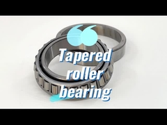 Cuscinetto a rulli in fila singola in acciaio inossidabile 30205 30206 30207 con gabbia in piastra di acciaio