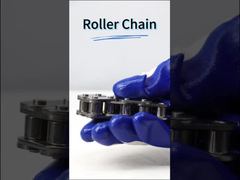 C2040 Catena a rulli passo 25,4 mm in acciaio inossidabile anticorrosione per uso industriale su trasportatori