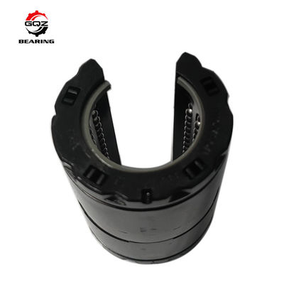 comprare Materiale in acciaio cromo LM16UUOP Tipo aperto cuscinetto a sfera lineare di gomma sigillato fabbricazione online