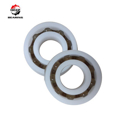 comprare F6005 POM Flange in plastica con solco profondo cuscinetti a sfera in ceramica 25*47*12 mm fabbricazione online