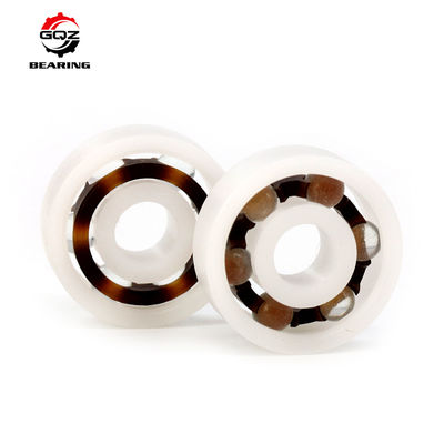 comprare Polyeurethane Ball Bearing POM 6001 Plastic Bearing 6001 P6001 Deep groove Ball Bearing with Glass Ball 12*28*8mm fabbricazione online