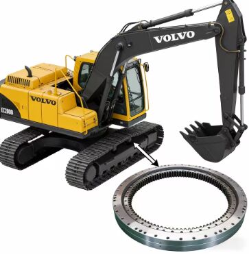comprare INGRANAGGIO OSCILLANTE EC55 CUSCINETTO A ANELLO DI BASE EC55B ECR88 CUSCINETTO ROTANTE GIREVOLE PER ESCAVATORE VOLVO fabbricazione online