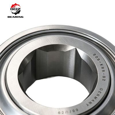 comprare GQZ UEL206-104 D1W3 Cuscinetto a inserto sferico con blocco eccentrico, cuscinetto antipolvere a doppio foro per grasso D1W3 per macchinari agricoli e nastri trasportatori fabbricazione online
