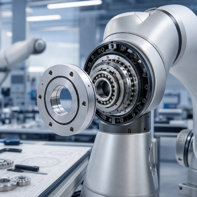 comprare XU160405 Cuscinetto di rotazione a rulli incrociati cilindrici 336×474×46mm per bracci robotici fabbricazione online