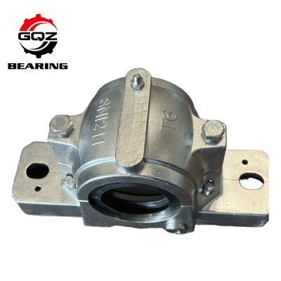 comprare GQZ P203 Alloggiamento a blocchi di cuscino in ghisa a due bulloni abbinato per cuscinetto a sfera UC203 fabbricazione online