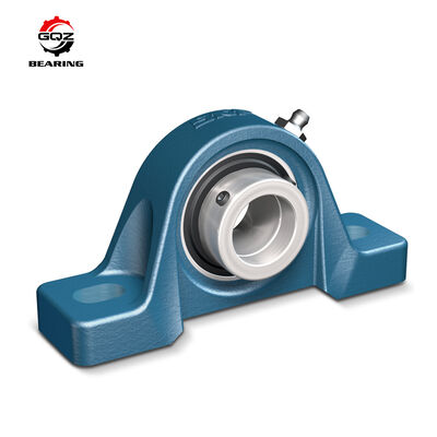comprare GQZ UCF207 Quadrato a quattro bulloni Flanged Mounted Bearing Unit 35mm Bore Cast Iron Housing With UC207 Insert Bearing fabbricazione online