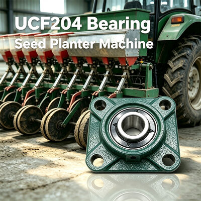 Acquistare Cuscinetto a blocco con flangia quadrata UCF204 con foro da 20 mm, alloggiamento in ghisa, unità montata per coltivatore a disco fabbricazione online