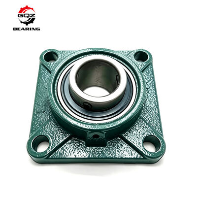 Acquistare LEF206 2F Square 4-Bolt Flange Bearing Unit, Double 2F Flinger-Rubber Anti-Mud Seals fabbricazione online