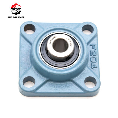 Acquistare LKF207-2F Square 4-Bolt Flange Bearing Unit, Taper Bore + H2307 Sleeve, Double 2F Anti-Mud Seals fabbricazione online