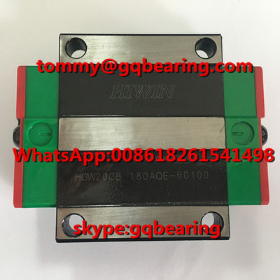 comprare GCR15 Materiale in acciaio HIWIN HGW20CB Tipo di flangia Guida lineare fabbricazione online