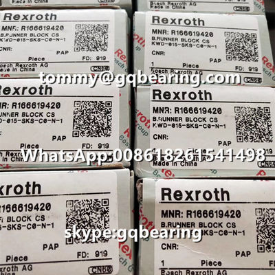 comprare Rexroth R166619420 Materiale in acciaio tipo stretto lunghezza corta altezza standard SKS blocco di corridoio fabbricazione online