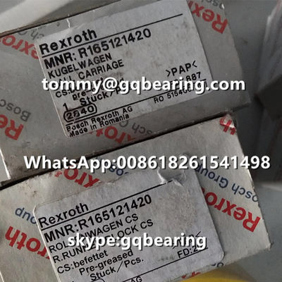 comprare Rexroth R165121420 Materiale in acciaio Tipo di flangia Lunghezza standard Altezza standard Blocco corridore fabbricazione online