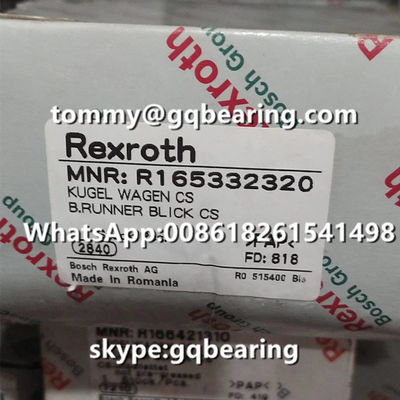 comprare Rexroth R165332320 Materiale in acciaio Tipo di flangia Lunghezza standard Altezza standard Blocco lineare fabbricazione online