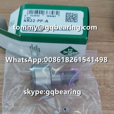 comprare Gcr15 Materiale in acciaio INA KR22-PP Rod Type Track Roller Bearing KR22-PP-A Cam Follower Bearing fabbricazione online