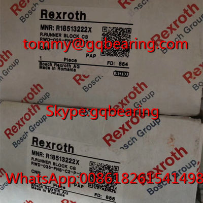 comprare Rexroth R18513222X Roller Rail Runner Block Bosch R18513222X Cuscinetto lineare fabbricazione online