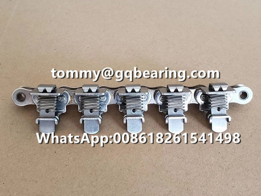 comprare 12.7mm Pitch SUS304 Stainless Steel Gripper Chain Vacuum Seal fabbricazione online