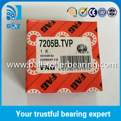 Cage di nylon OD 52 mm cuscinetto a sfera angolare a contatto 7205B.TVP angolo di contatto di 40 gradi