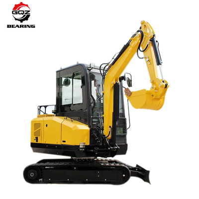 R340 Durable 2 Ton Agricultural Micro Excavator Mini Digger Piccola macchina di scavo idraulica a trascinatore in vendita