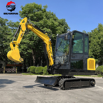 R340 Durable 2 Ton Agricultural Micro Excavator Mini Digger Piccola macchina di scavo idraulica a trascinatore in vendita