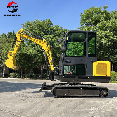 R340 Durable 2 Ton Agricultural Micro Excavator Mini Digger Piccola macchina di scavo idraulica a trascinatore in vendita