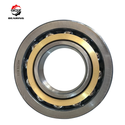 Gcr15 acciaio al carbonio / 7412 BM acciaio inossidabile sfera angolare di contatto cuscinetto 60 X 150 X 35 mm