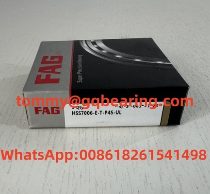 Materiale di acciaio Fag angolare di contatto cuscinetto a sfera Hss7006-E-T-P4s-Ul Super precisione
