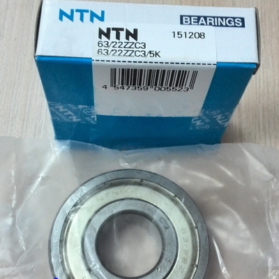 63/22ZZ / 63/22ZZC3 / 63/22DDU / 63-22 Ruota di auto a scanalatura profonda a fila singola cuscinetto 22*56*16 mm