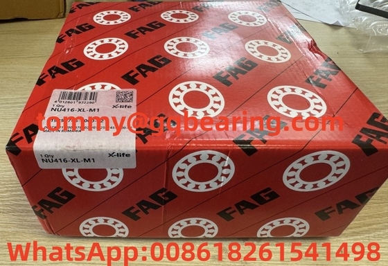 FAG NU416 NU416-XL-M1 Cuscinetto in ottone Cuscinetti a rulli cilindrici 80 mm Foratura di 200 mm Diametro esterno