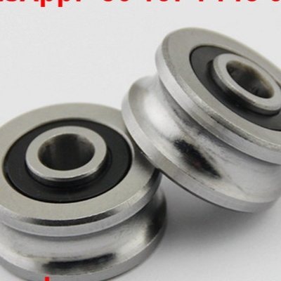 U Groove SG25-2RS Linear Guide Roller Bearing SG25 per macchine tessili 8x30x14mm