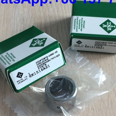 HK1516AS1 Cuscinetti metrici per aghi a tazza a punta aperta con foro di lubrificazione 15x21x16 mm