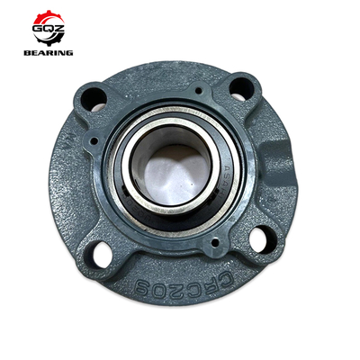 Alloggiamento flangiato rotondo UCFC209 a 4 bulloni con cuscinetto a sfere e viti di fissaggio, diametro albero 45mm