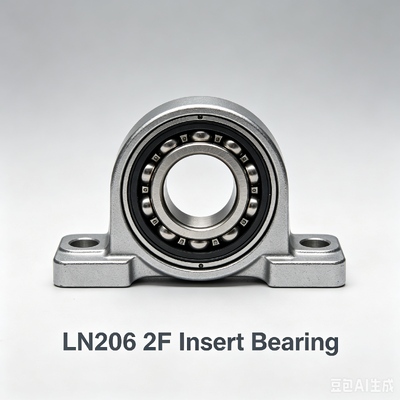 LN206 2F Cuscinetto a sfere con inserto a doppia tenuta Foro da 30 mm