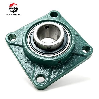 GQZ SS UCF205 In acciaio inossidabile 4-bolt Quadratura flange unitario cuscinetto 25mm Foratura resistente alla corrosione cuscinetto montato