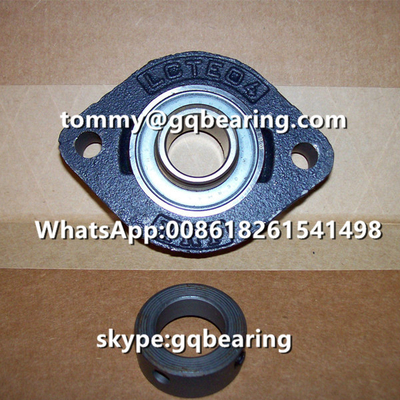 INA FLCTE17 FLCTE17-XL Materiale in ghisa a due bulloni Flancia cuscino blocco cuscino cuscinetto a sfera Diametro interno 17 mm